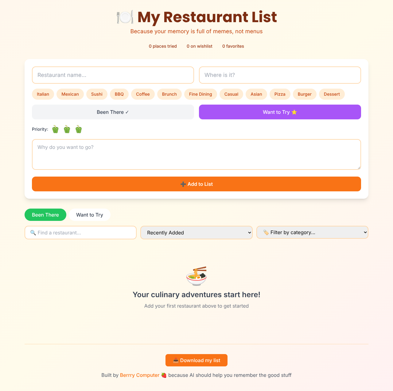 foodtracker app
