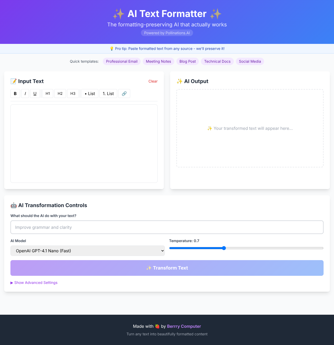 formatai app