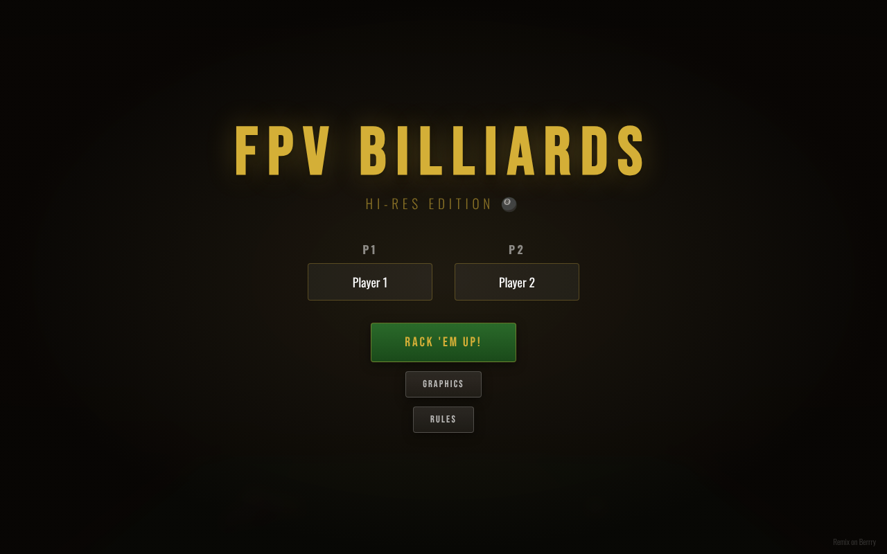 FPV Billiards screenshot