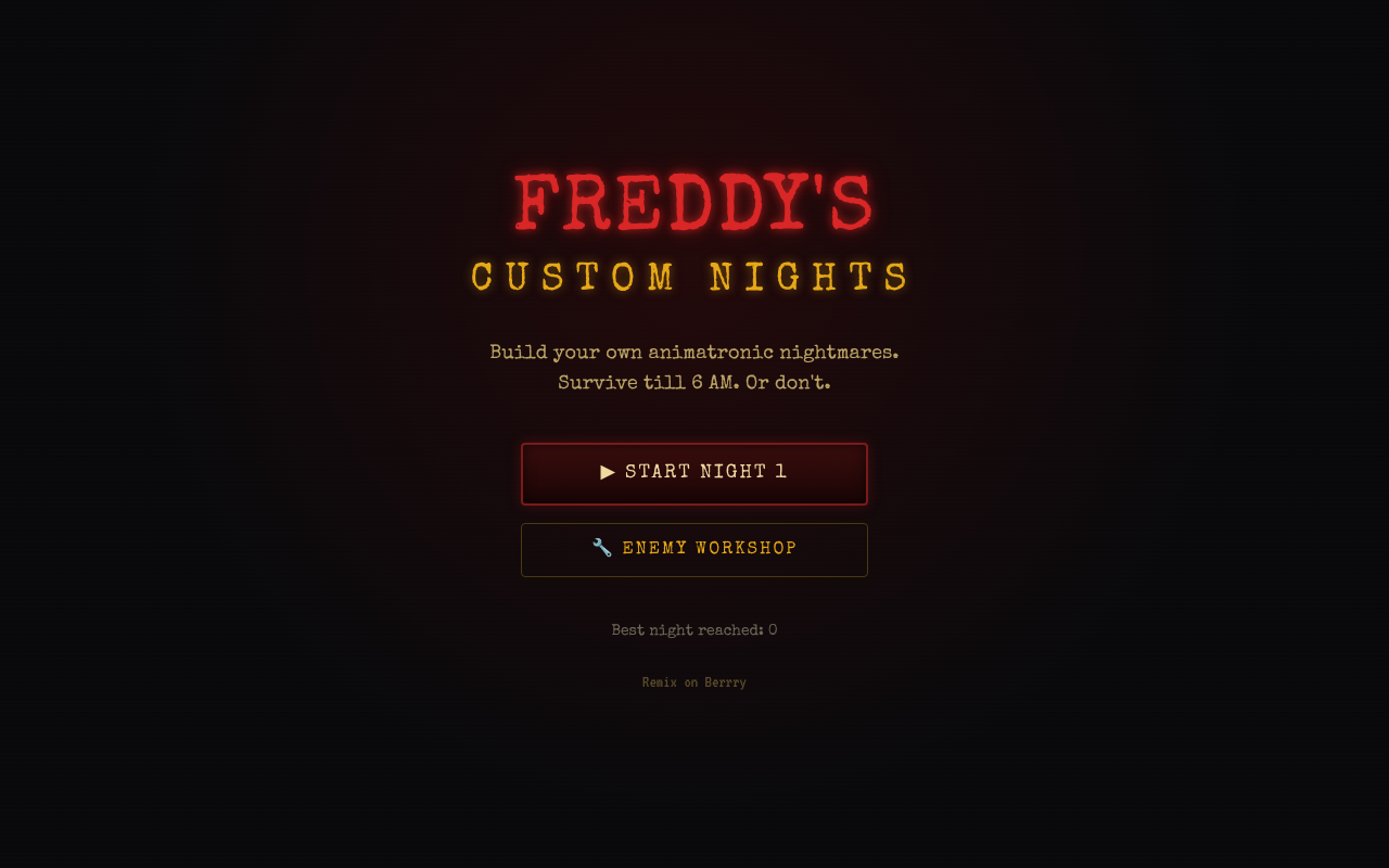 freddy-custom-nights app