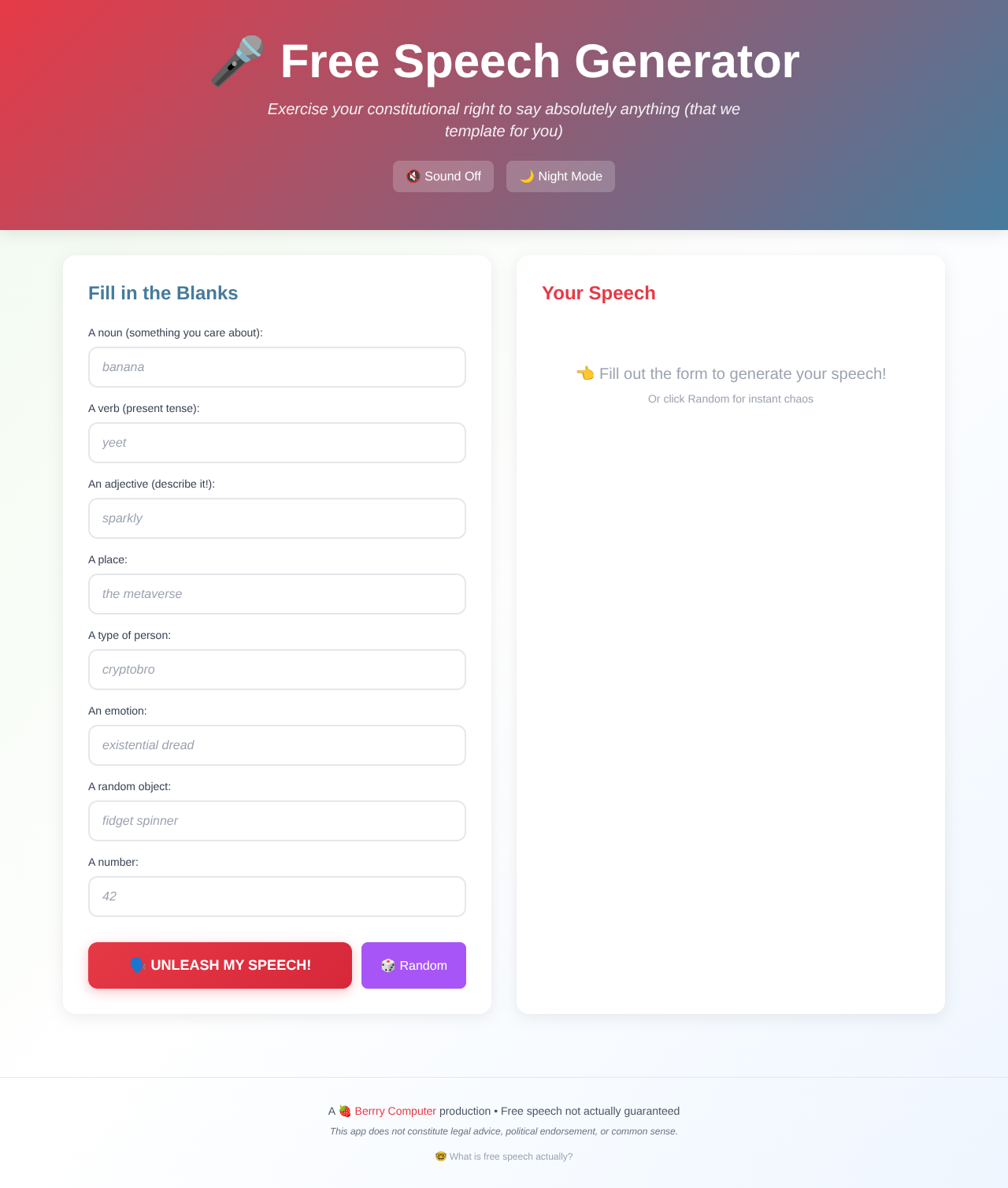 freespeech app