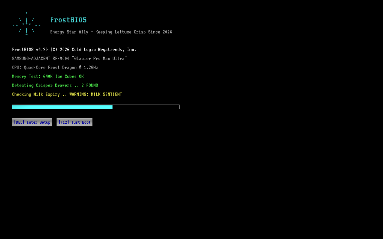 FrostBIOS Setup Utility screenshot