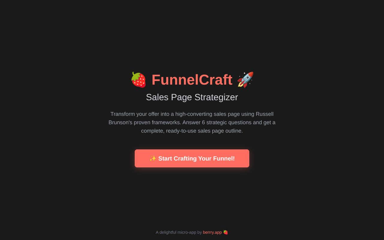 funnelcraft app
