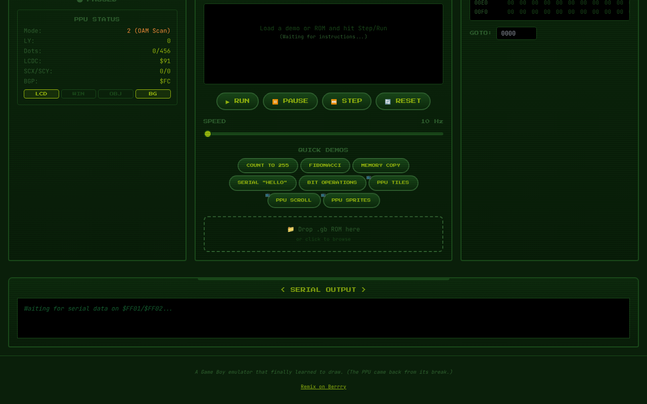 gameboy-cpu app