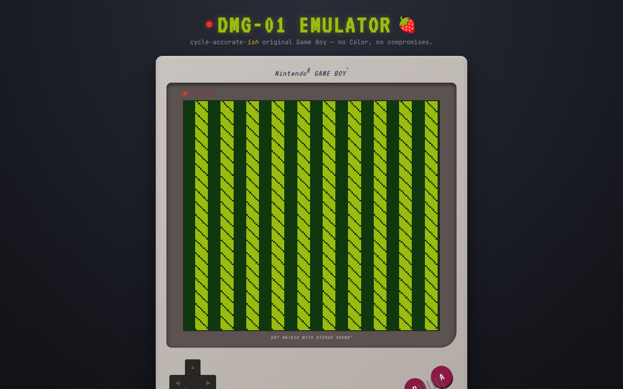 gameboy-dmg-emulator app