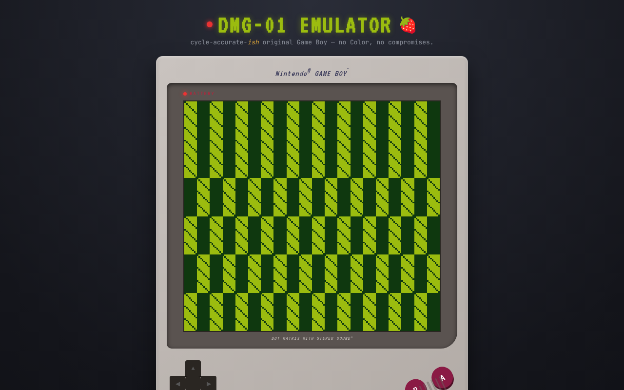 gameboy-dmg-emulator app