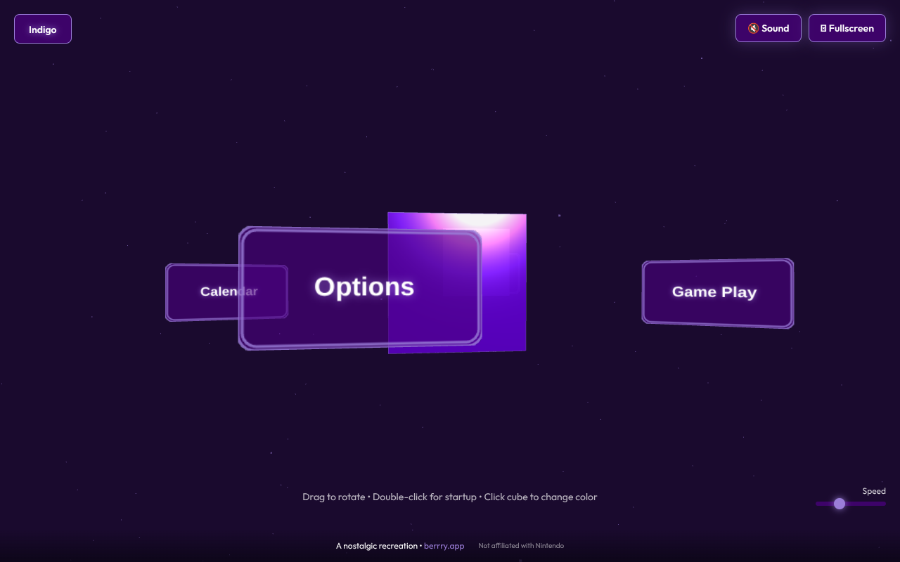 gamecube-menu app