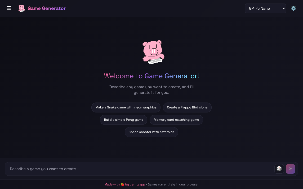 gamegen app