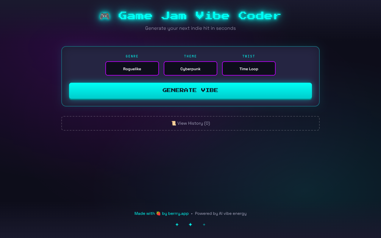 gamejamvibe app