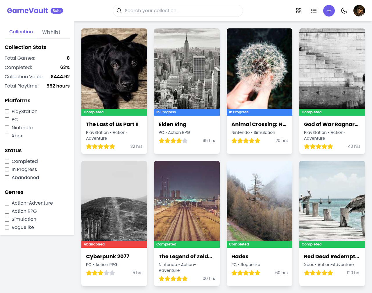 gamevault app