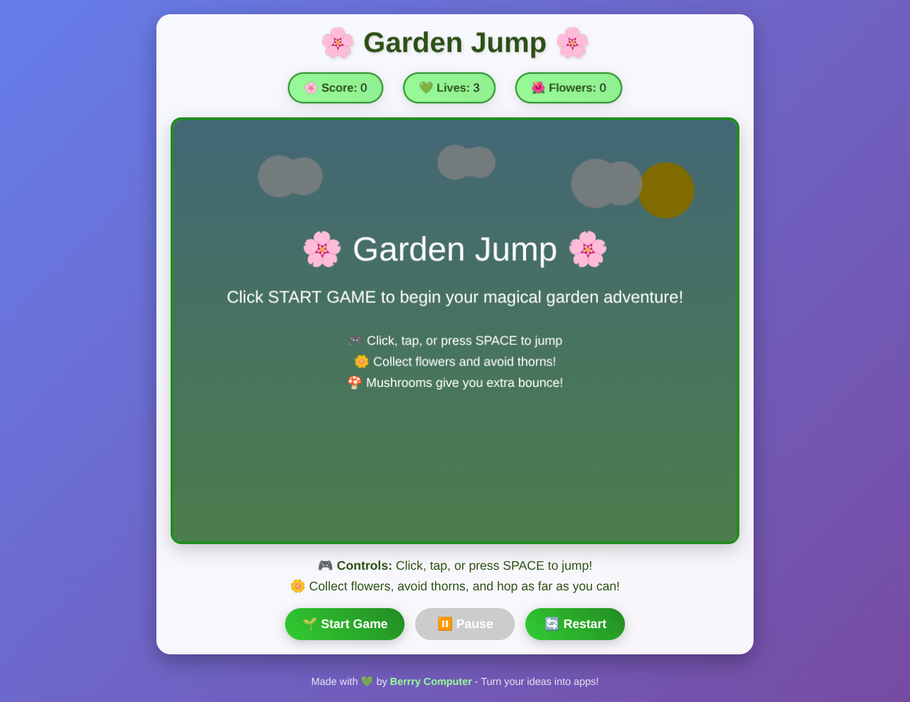 gardenjump app