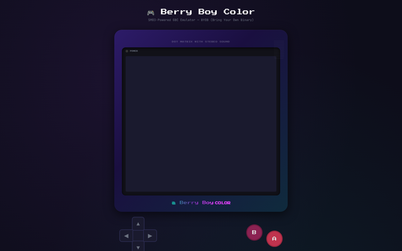 gbc-emulator app