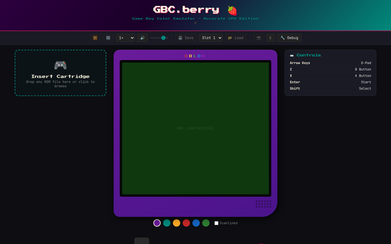 gbcberry-accurate app