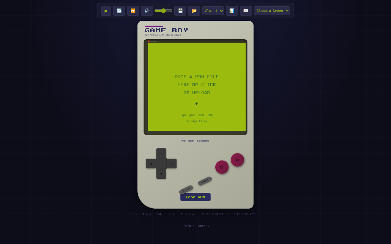Game Boy Emulator screenshot