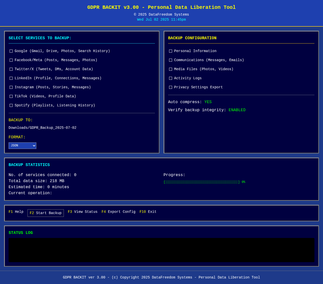 gdprbackit app