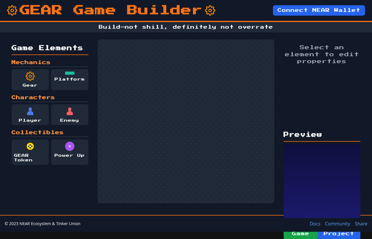 geargamebuilder app