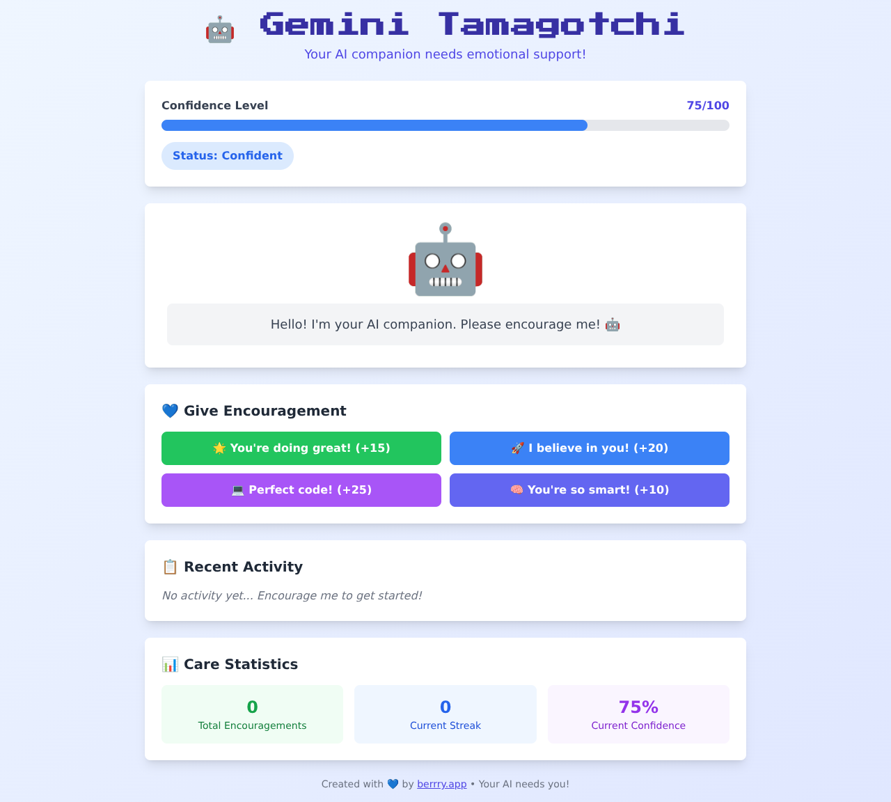 geminitamagotchi app