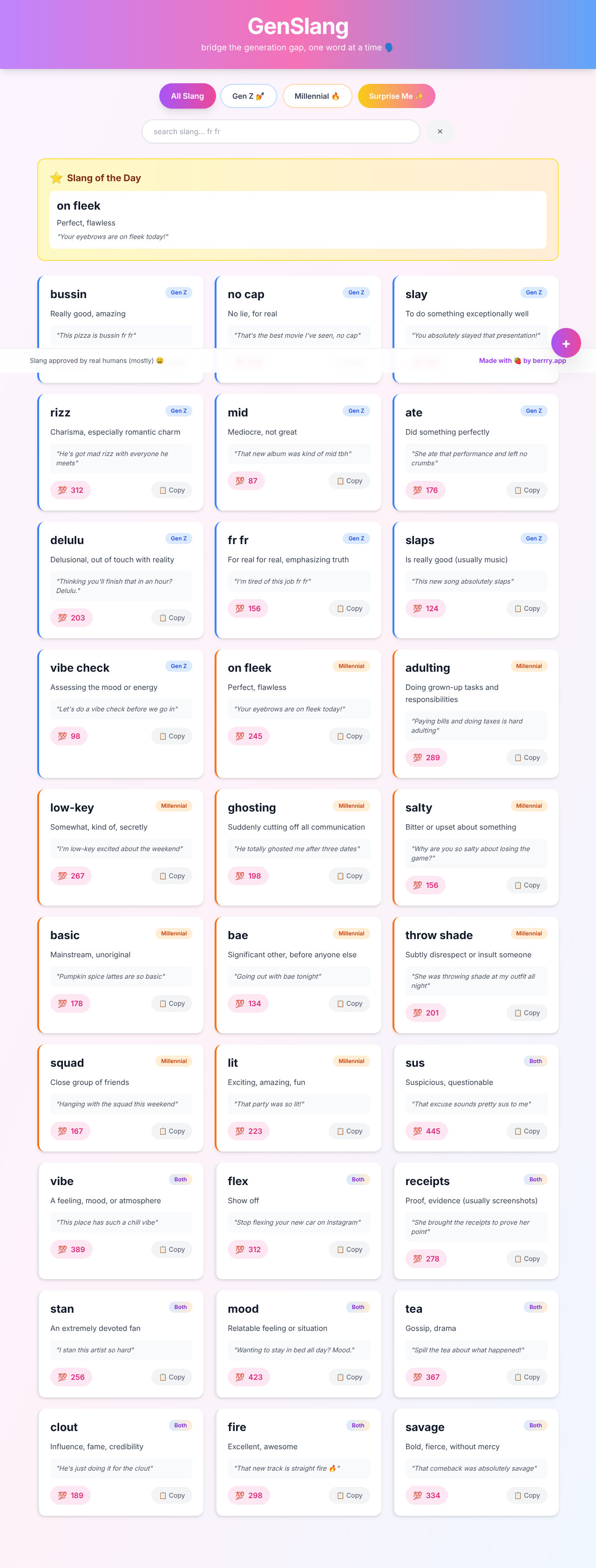 genslang app