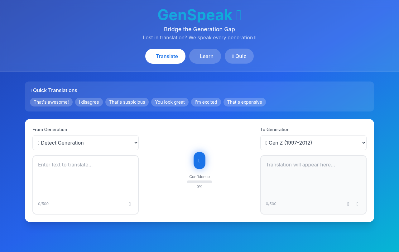 genspeak app
