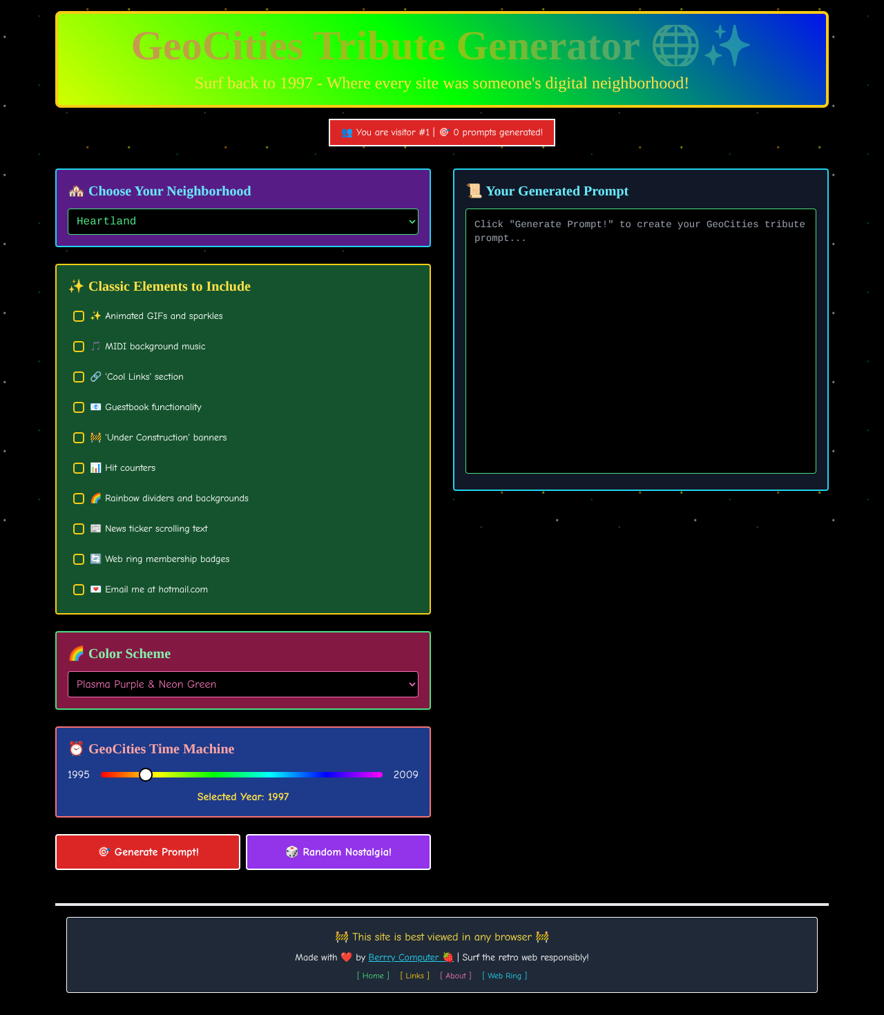 geocities app