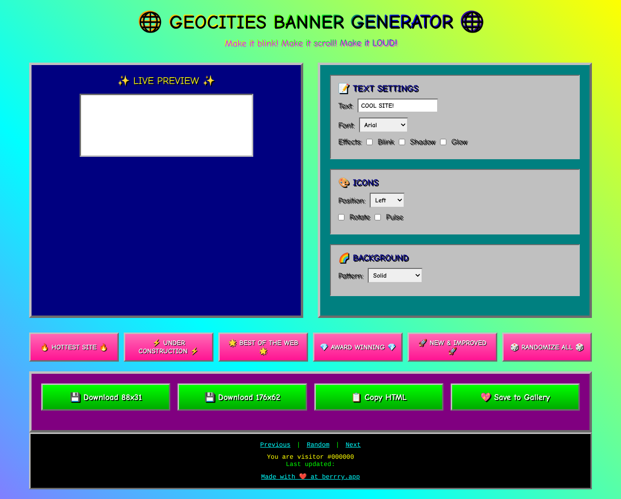 geocitiesbanner app