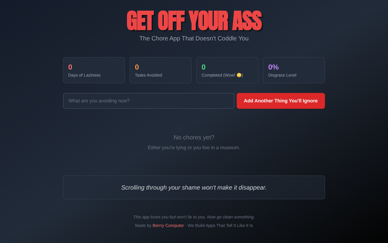getoffyourass app