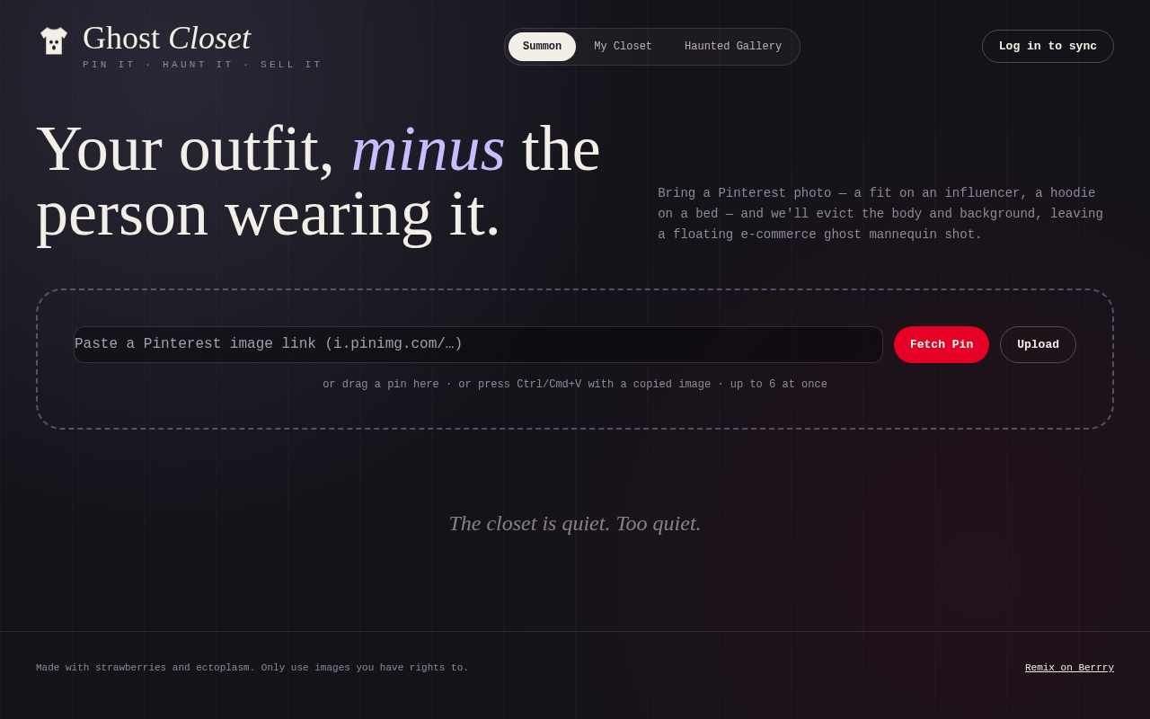 ghost-closet-pinterest app