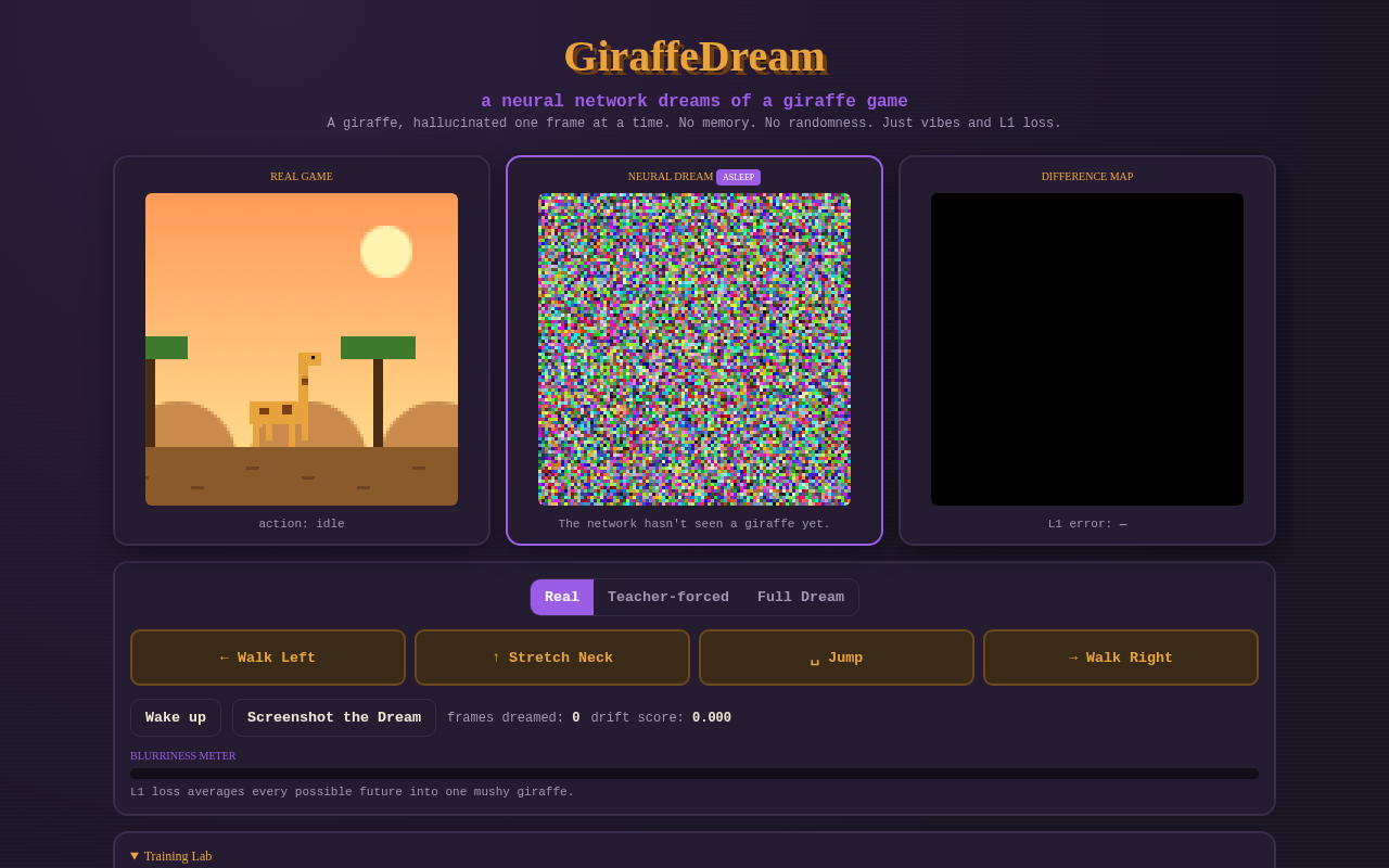 GiraffeDream screenshot