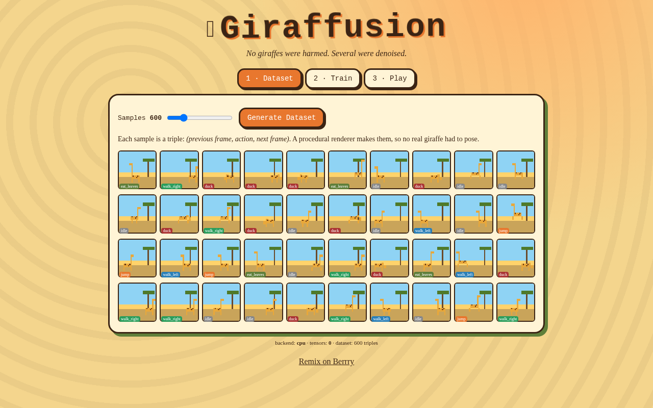 Giraffusion screenshot