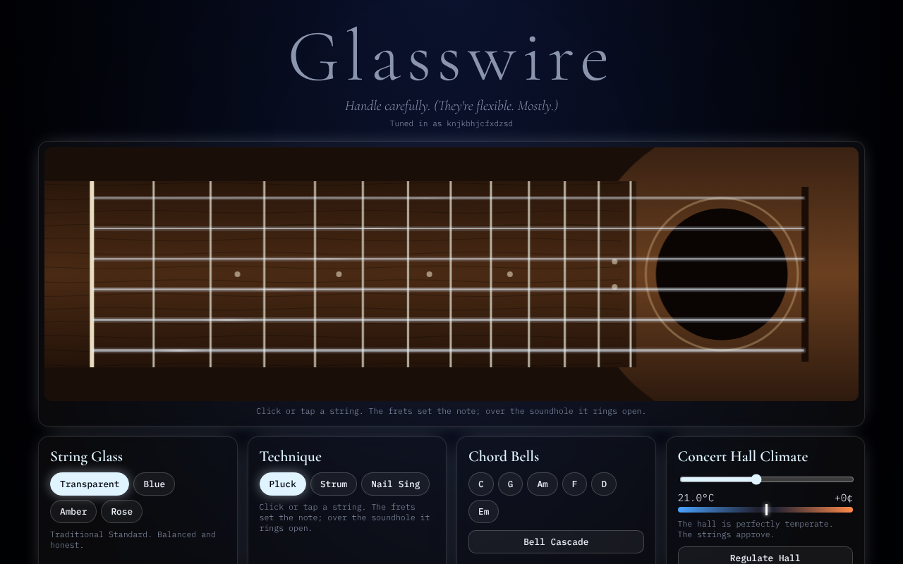 glasswire-crystal-string-guitar app