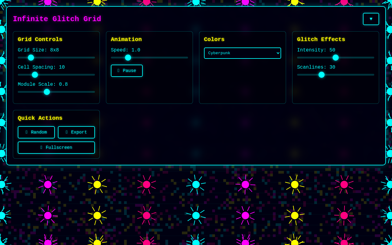 glitchgrid app