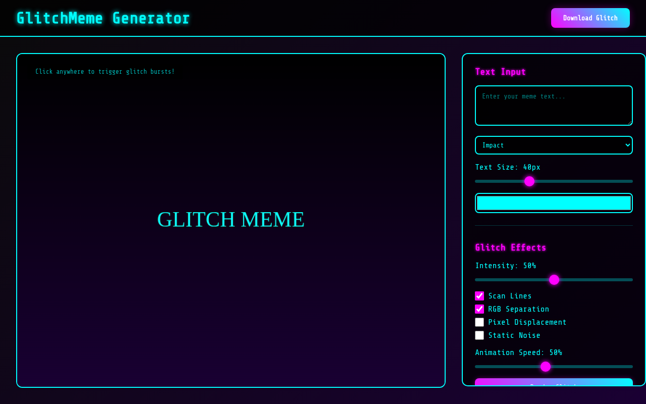glitchmeme app