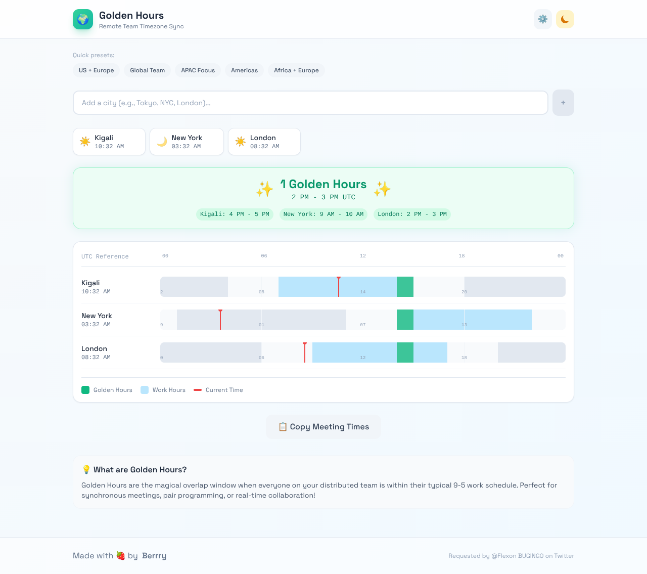 goldenhours app