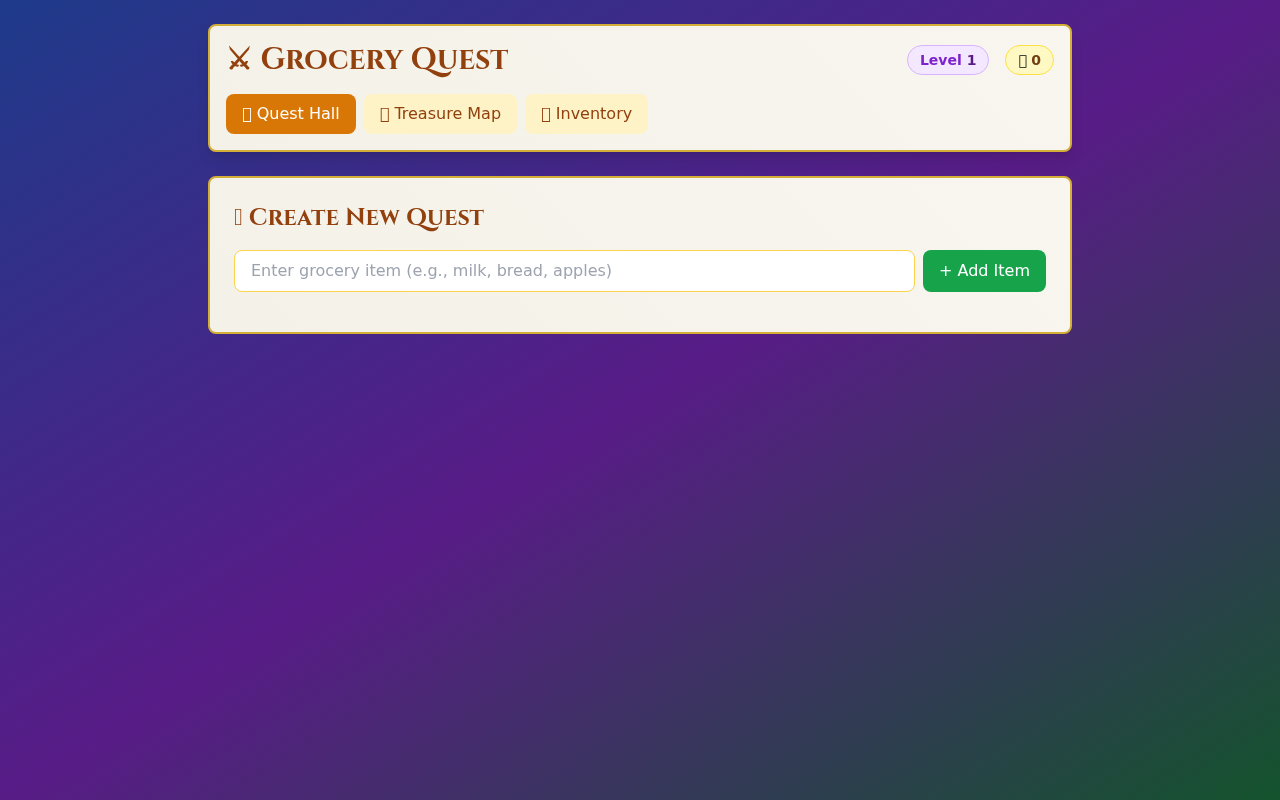 groceryquest app