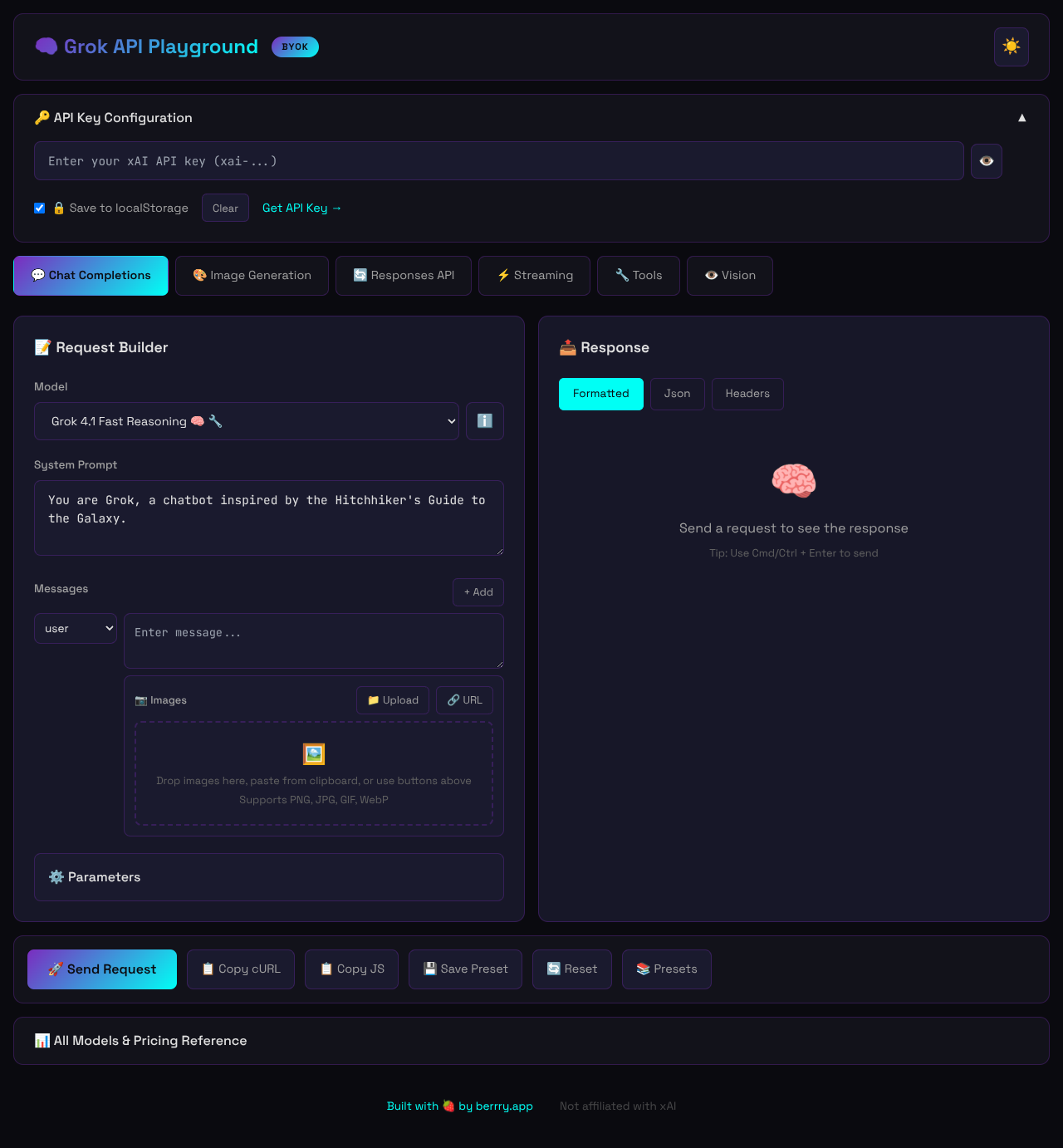 grokplayground app