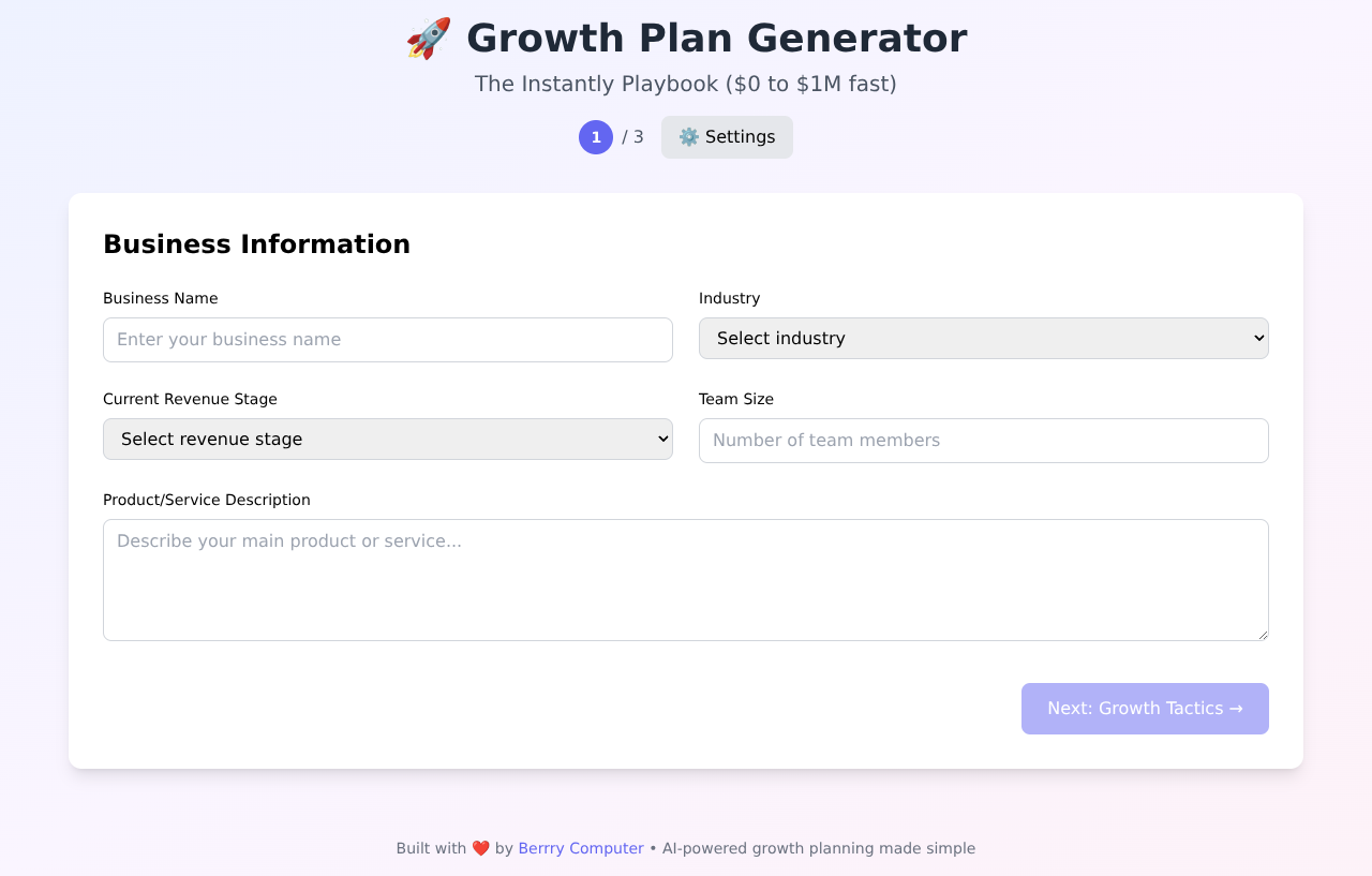 growthplan app