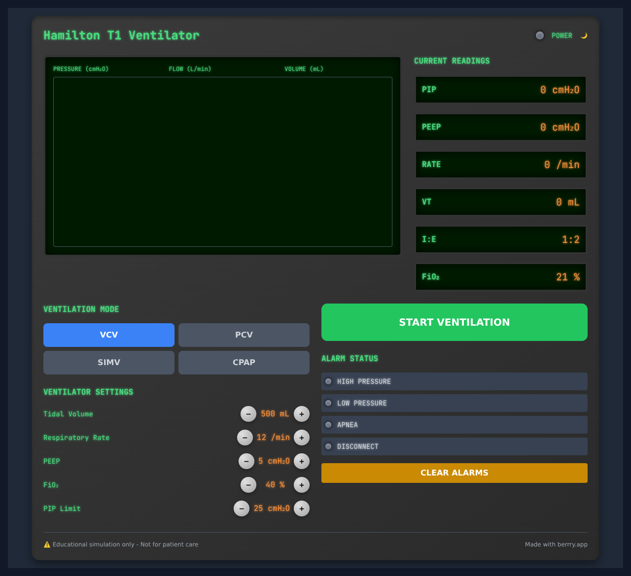 hamilton-t1 app