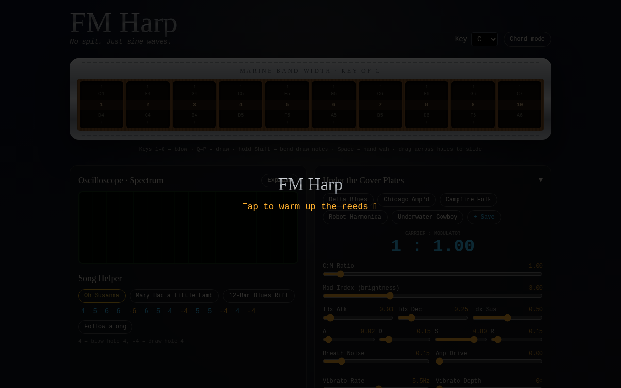 FM Harp screenshot