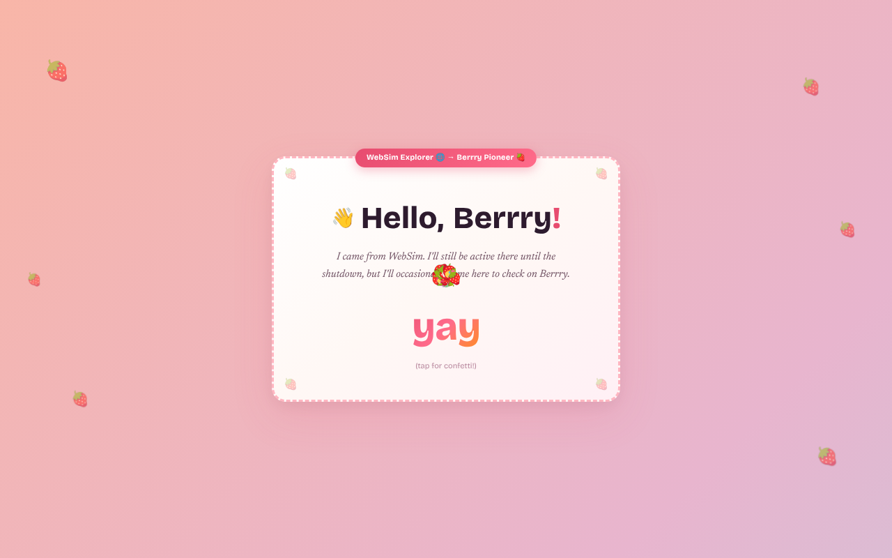 hello-berrry app