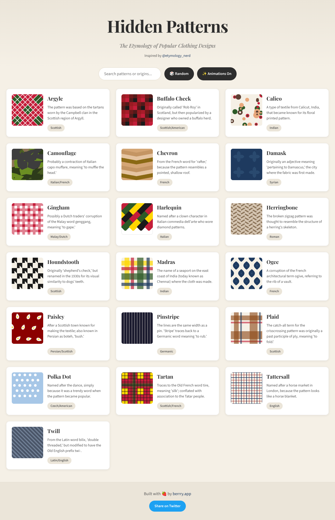 Hidden Patterns screenshot