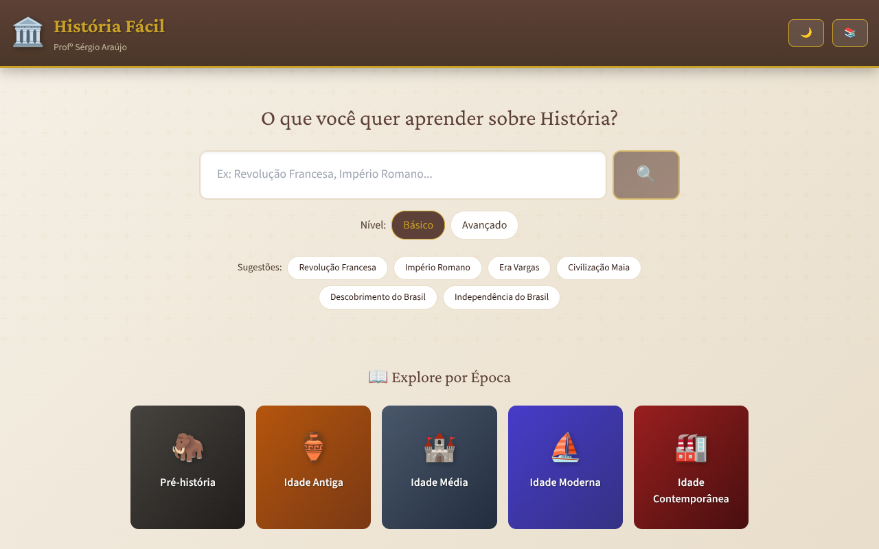 historiafacil app
