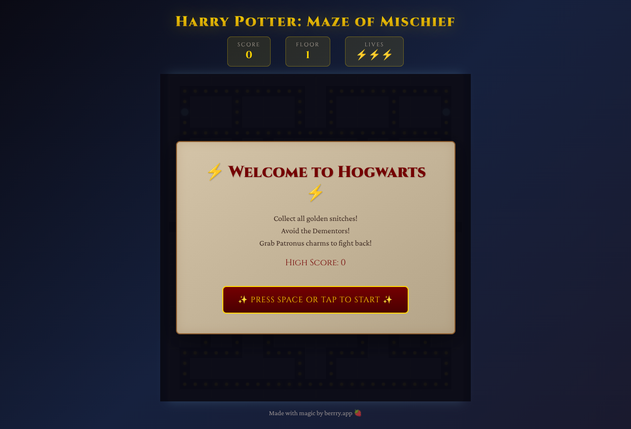 hogwarts-maze app