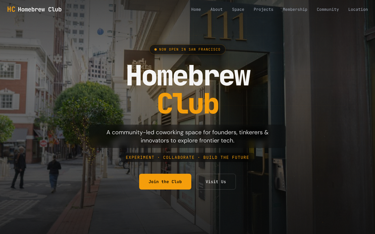 homebrewclub-projects app