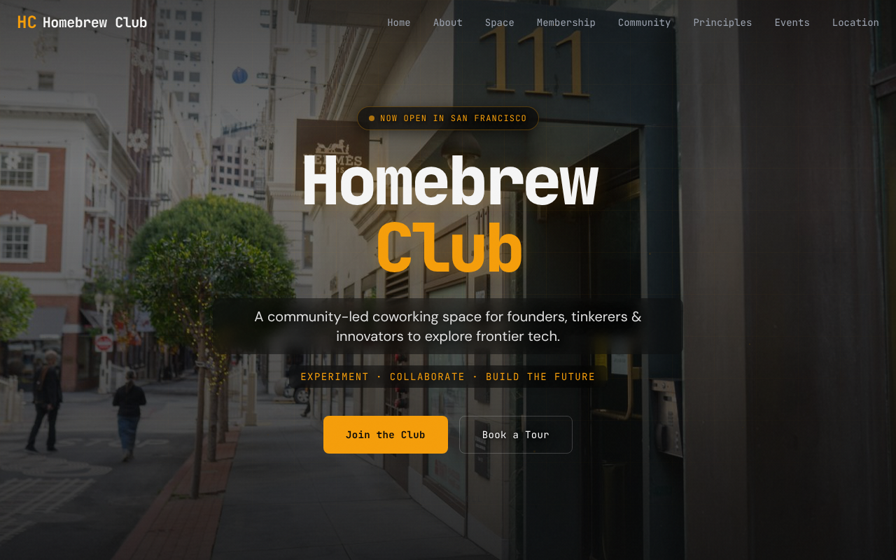 homebrewclub app