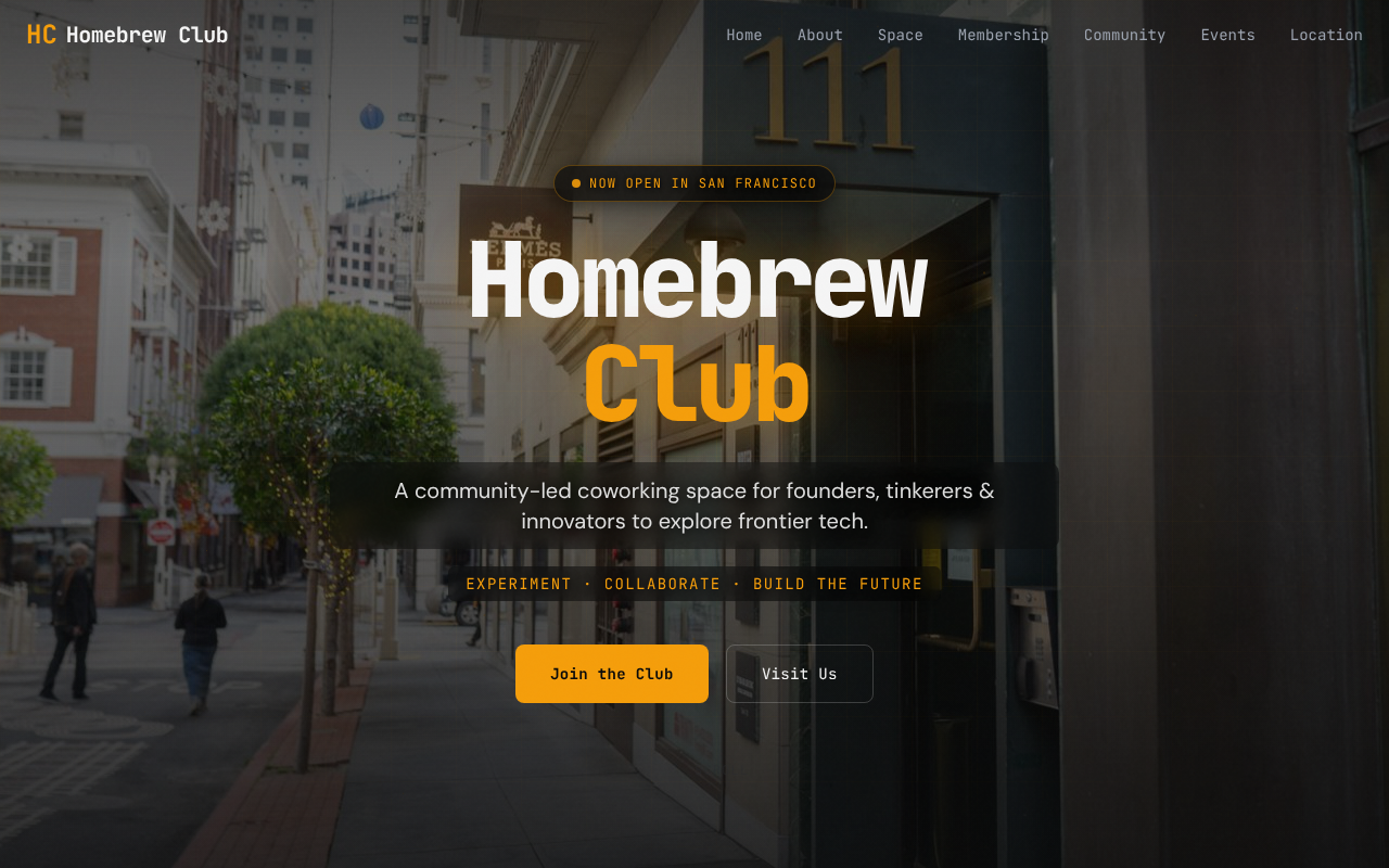 homebrewclub app