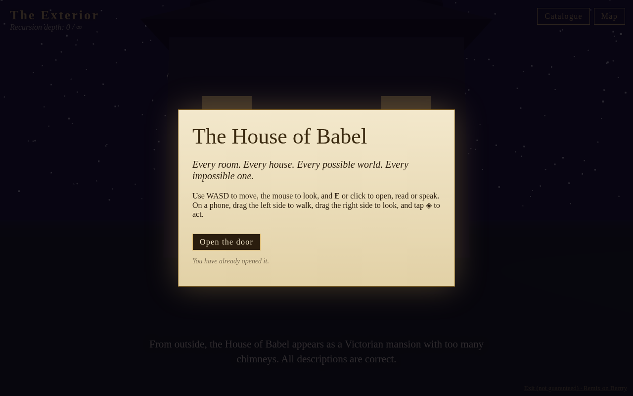 House of Babel screenshot