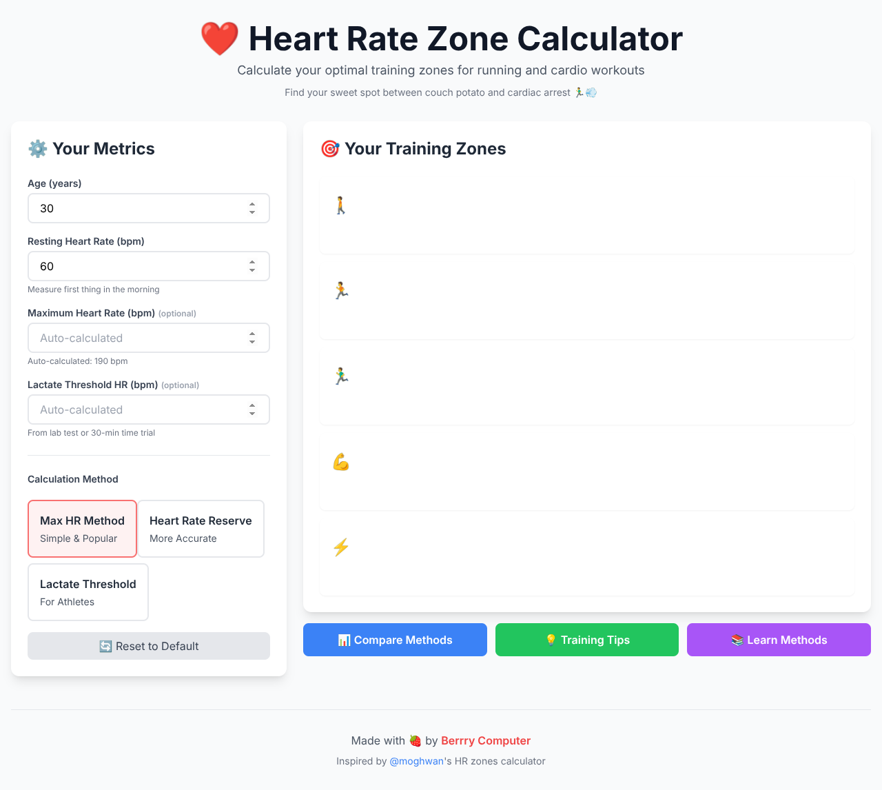 hrzones app