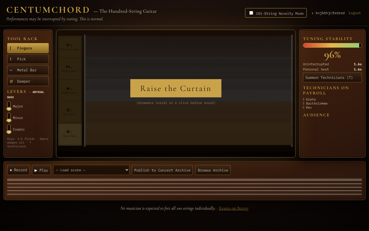 hundred-string-guitar-concert app