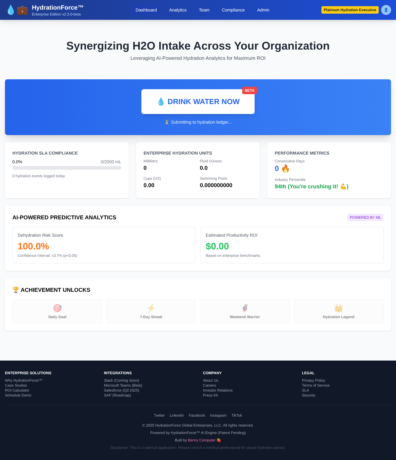 hydrationforce app