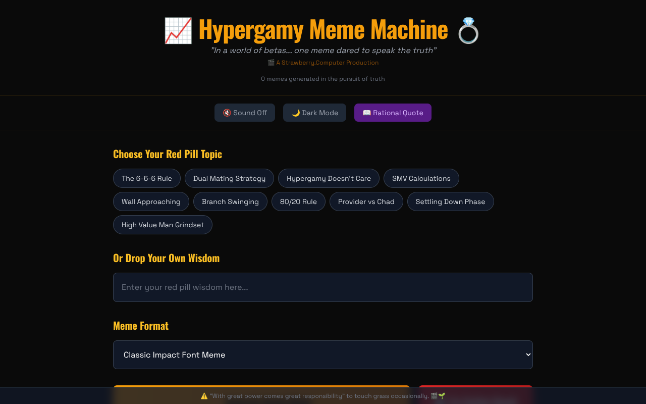hypergamy-memes app